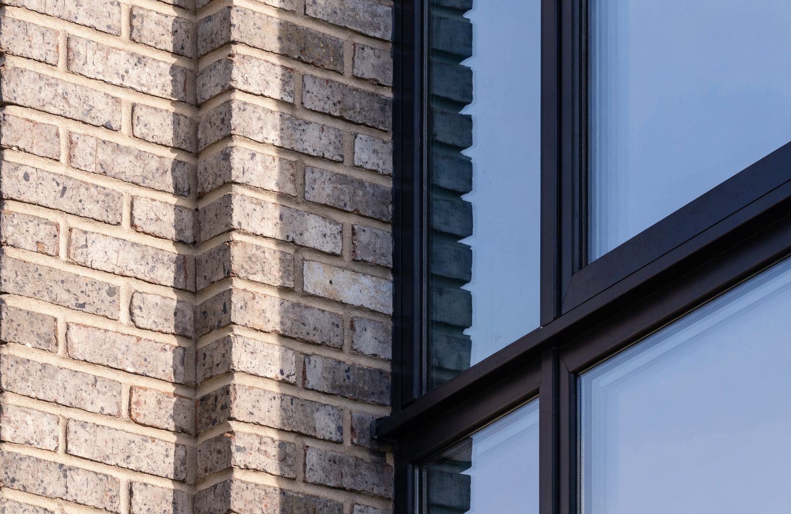 Heritage brickwork meeting new thermally broken glazing